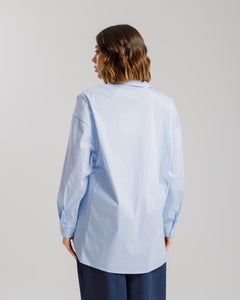 Camicia a righe bianca ALTHÉA - C009