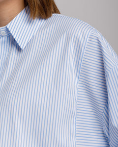 Camicia a righe bianca ALTHÉA - C009