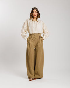 Pantaloni palazzo BEIGE ALTHÉA - C006