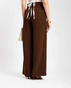Pantaloni palazzo con elastico - PF71