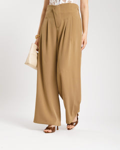 Pantaloni palazzo con elastico - PF71