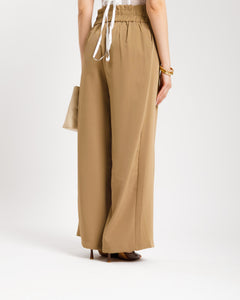 Pantaloni palazzo con elastico - PF71