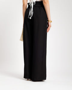 Pantaloni palazzo con elastico - PF71