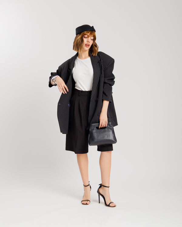 Bermuda sartoriale NERO - 26033