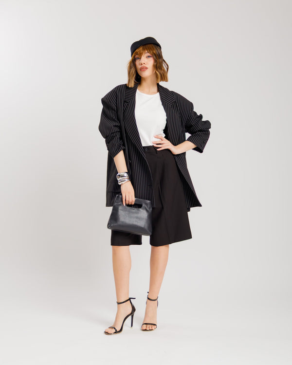 Bermuda sartoriale NERO - 26033