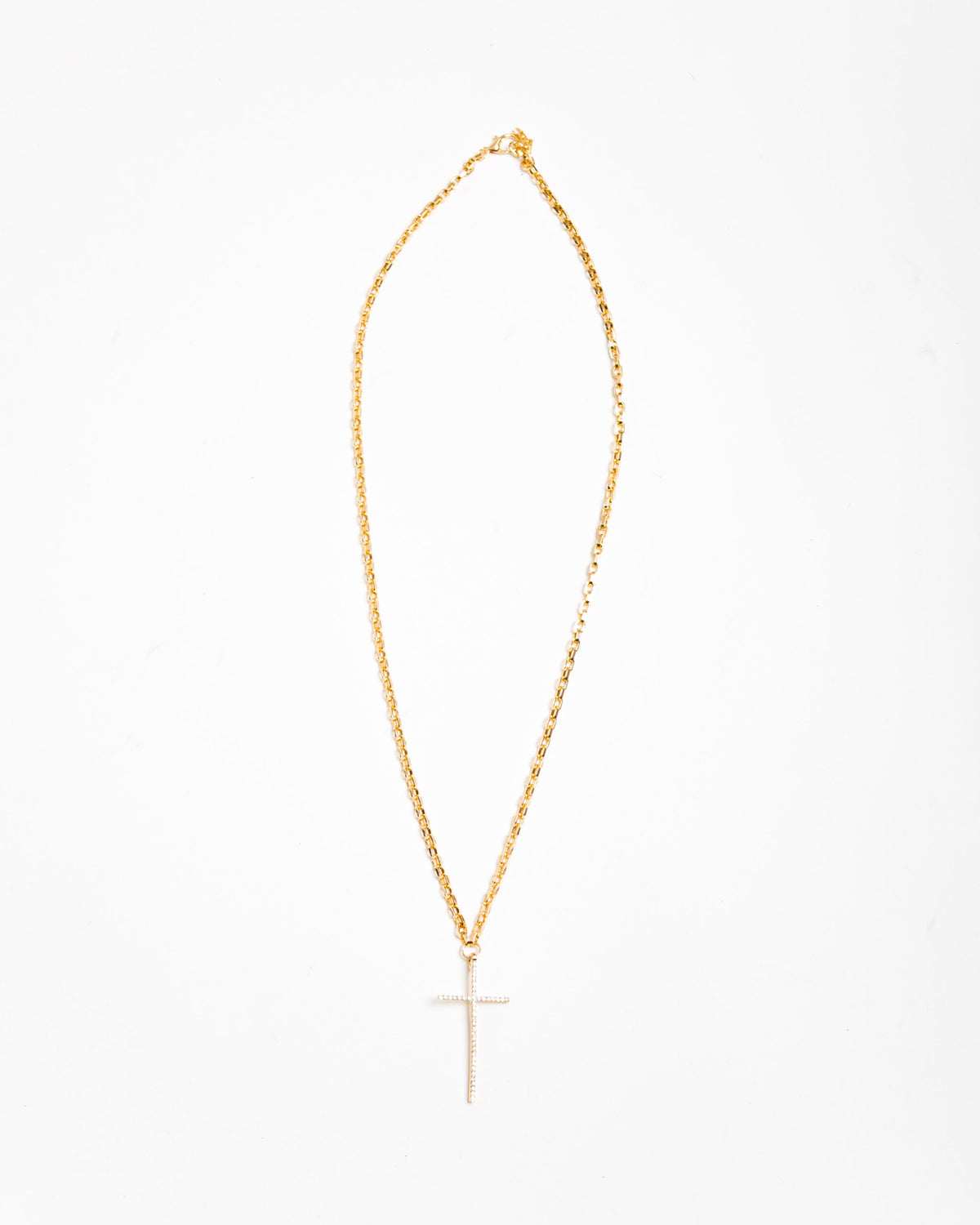 Collana lunga con croce - ECL2569