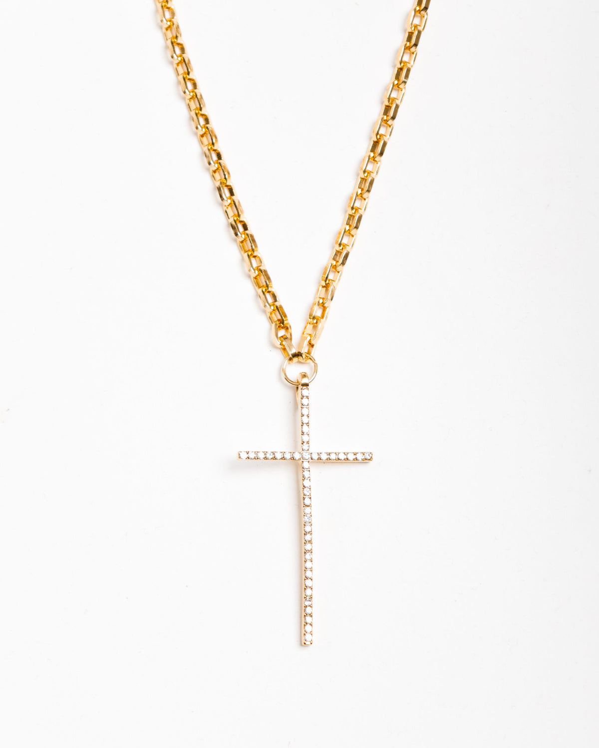 Collana lunga con croce - ECL2569