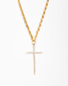Collana lunga con croce - ECL2569