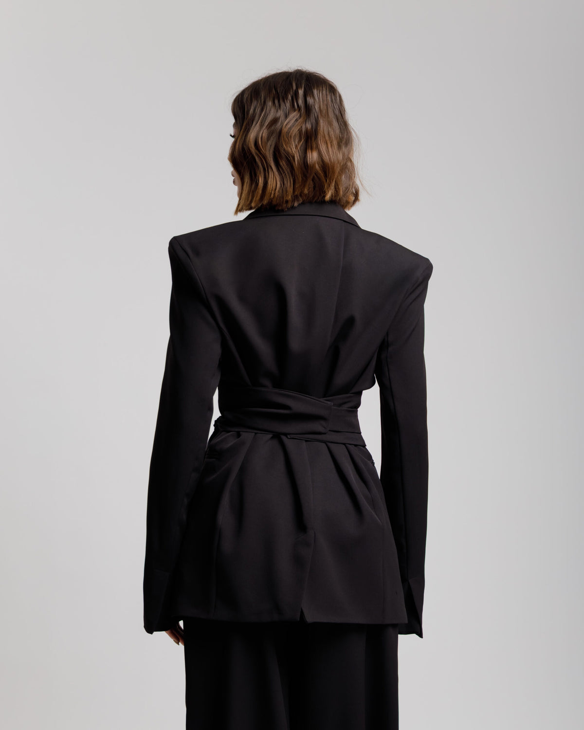 Blazer sartoriale con cintura ALTHÉA - C001 SLC