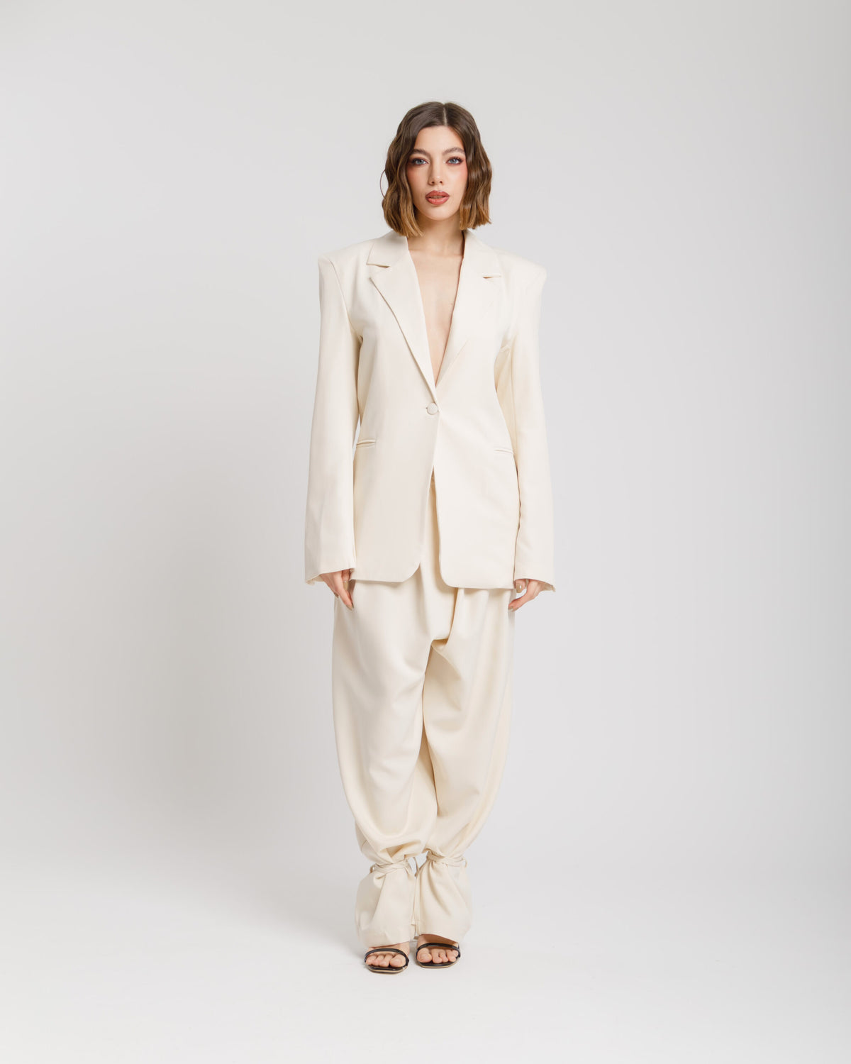 Blazer sartoriale con cintura ALTHÉA - C001 SLC