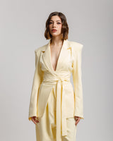 Blazer sartoriale con cintura ALTHÉA - C001 SLC