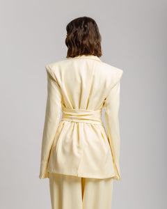 Blazer sartoriale con cintura ALTHÉA - C001 SLC
