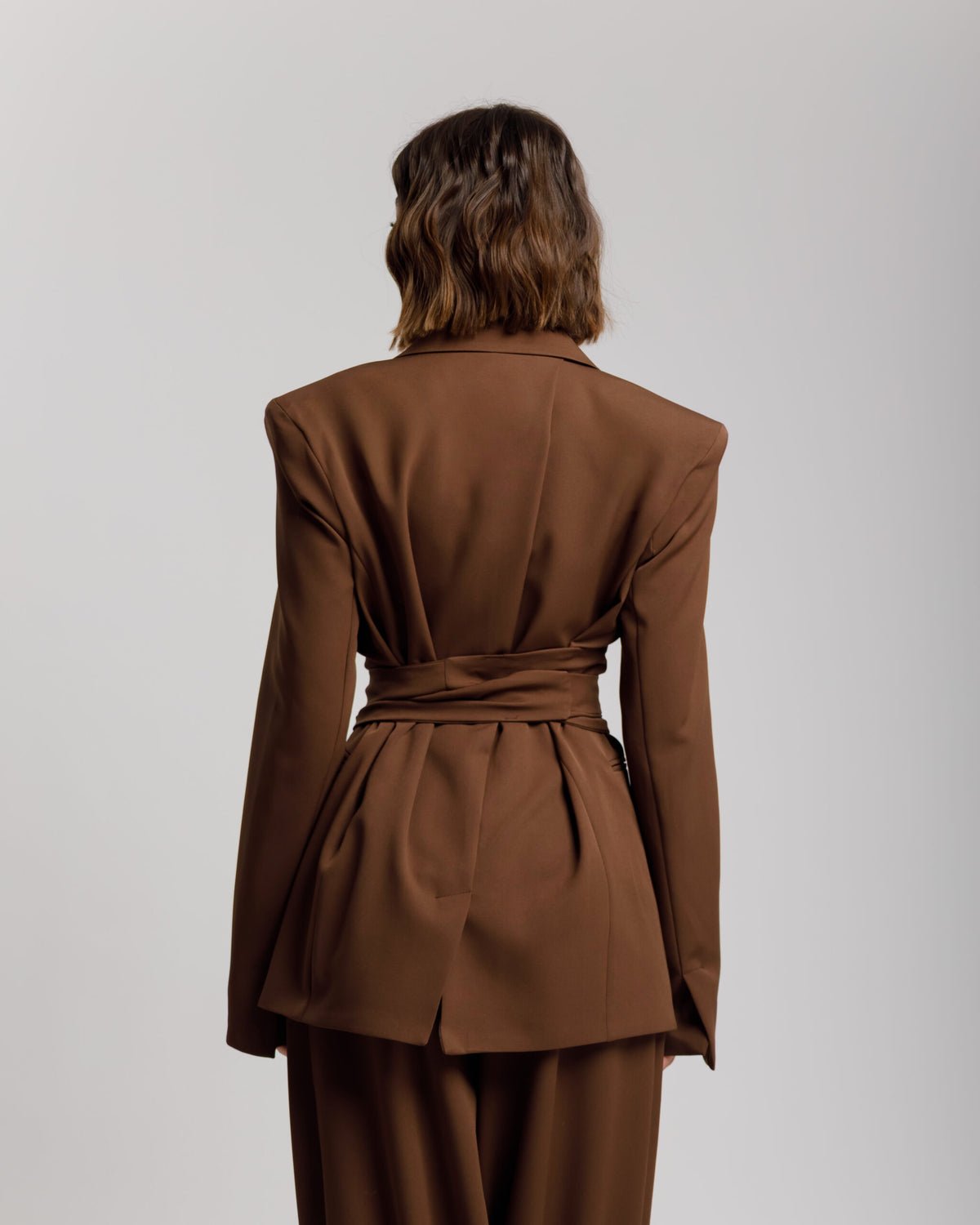 Blazer sartoriale con cintura ALTHÉA - C001 SLC