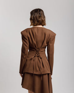 Blazer sartoriale con foulard ALTHÉA - C003 SLC