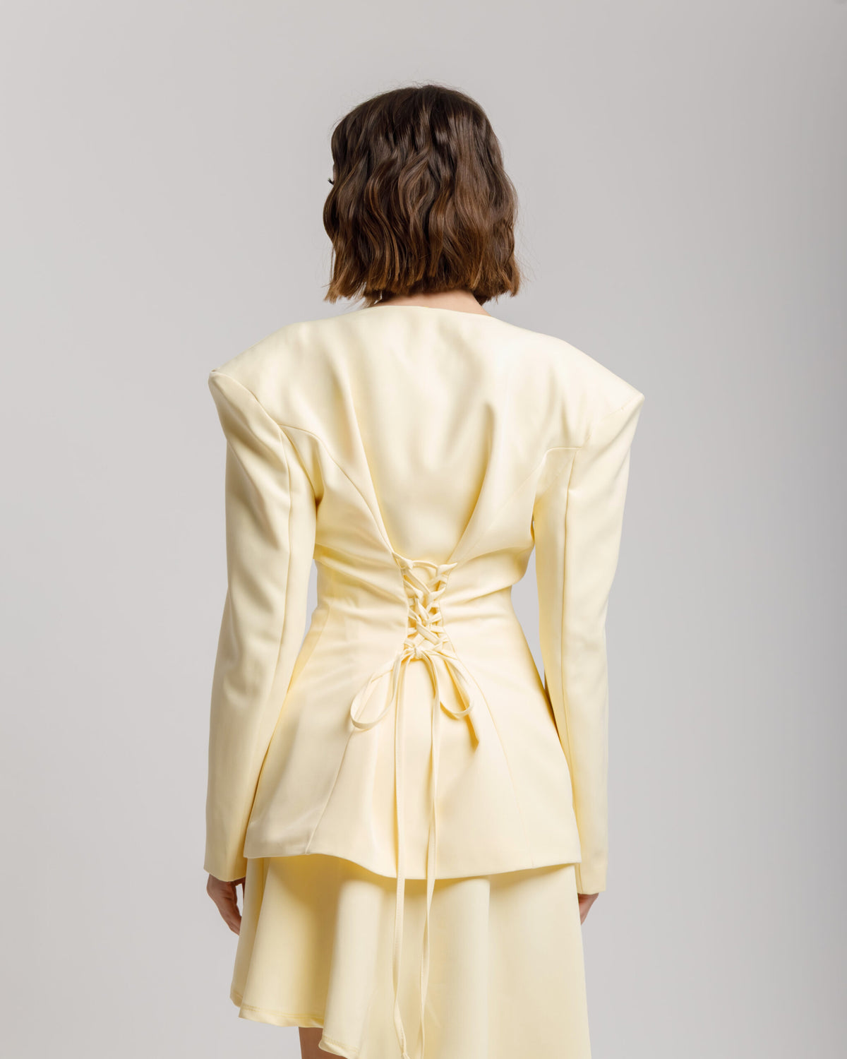 Blazer sartoriale con foulard ALTHÉA - C003 SLC