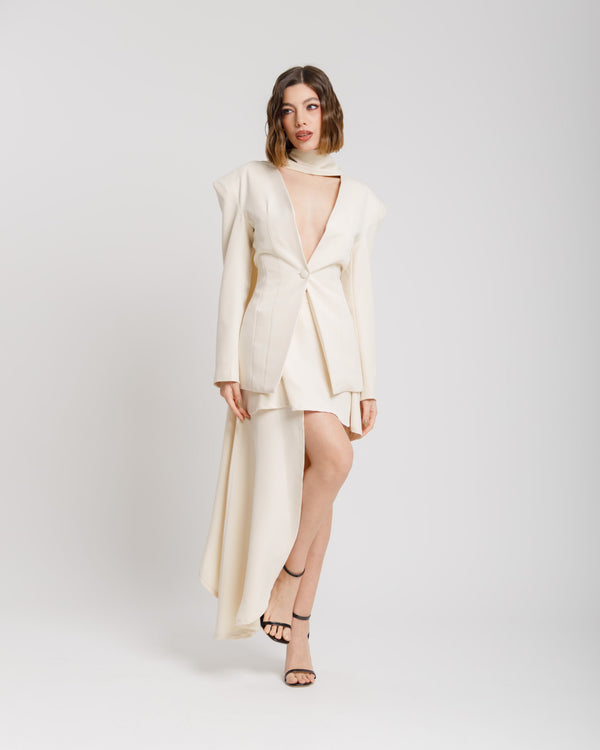 Blazer sartoriale con foulard ALTHÉA - C003 SLC