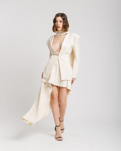 Blazer sartoriale con foulard ALTHÉA - C003 SLC