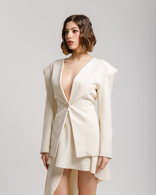 Blazer sartoriale con foulard ALTHÉA - C003 SLC