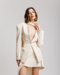 Blazer sartoriale con foulard ALTHÉA - C003 SLC