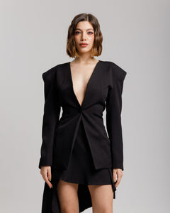 Blazer sartoriale con foulard ALTHÉA - C003 SLC