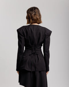 Blazer sartoriale con foulard ALTHÉA - C003 SLC