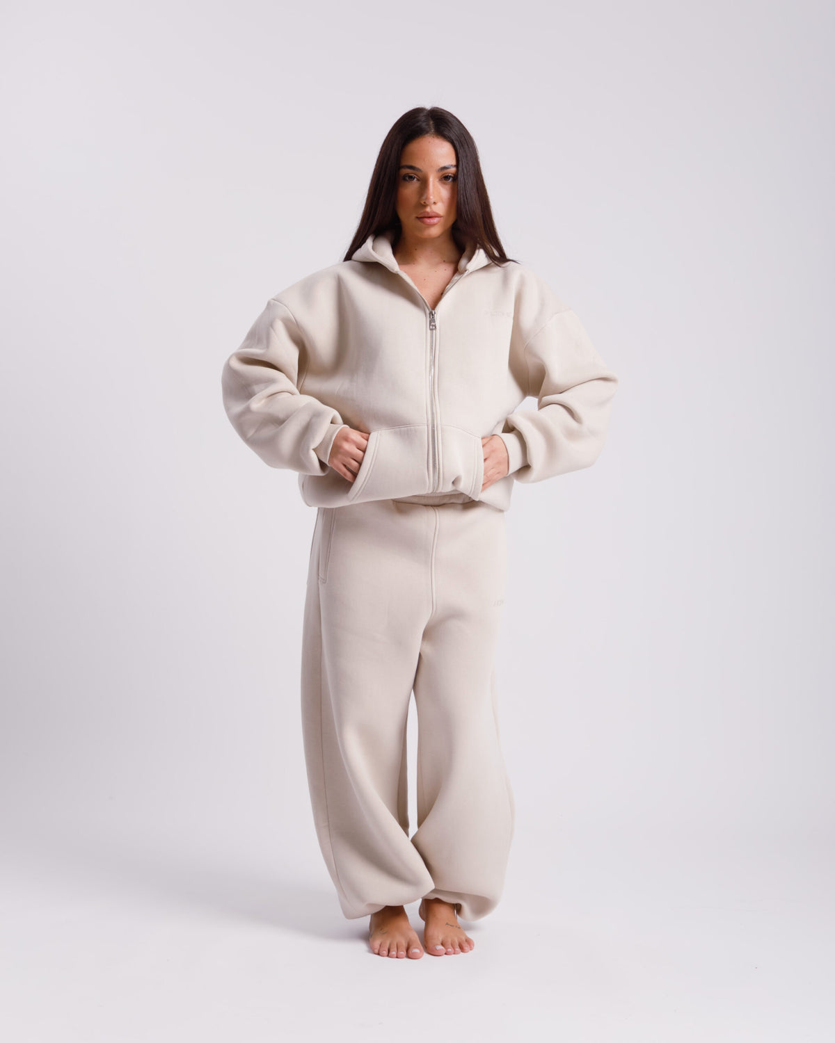 Felpa con zip ALTHÉA  - C179 SLC