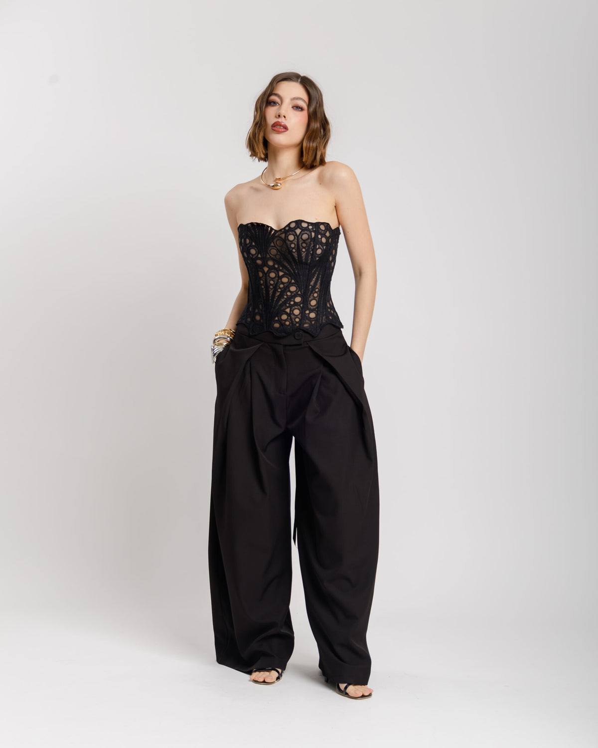 Corsetto in pizzo - 11670 slcm