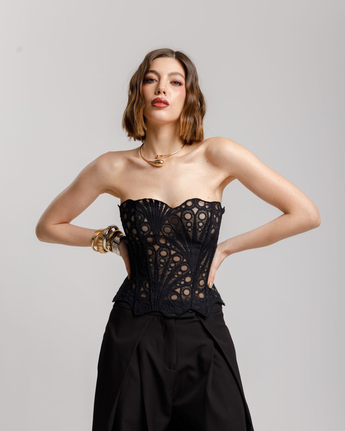 Corsetto in pizzo - 11670 slcm