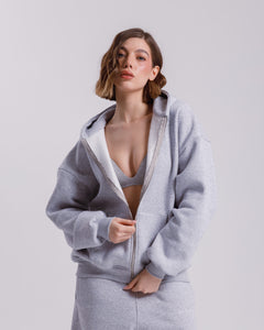 Felpa con zip ALTHÉA  - C179 SLC