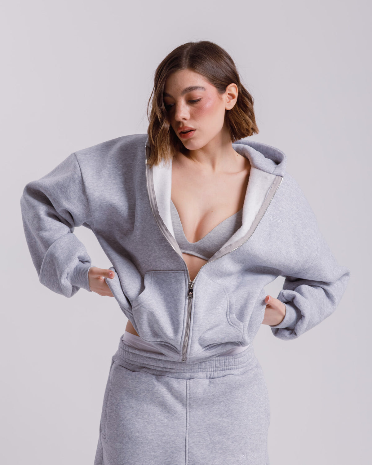 Felpa con zip ALTHÉA  - C179 SLC
