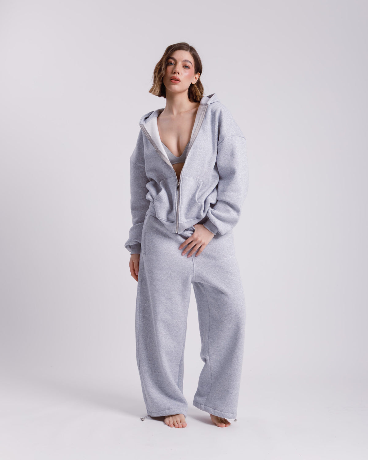 Felpa con zip ALTHÉA  - C179 SLC