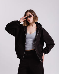 Felpa con zip ALTHÉA  - C179 SLC