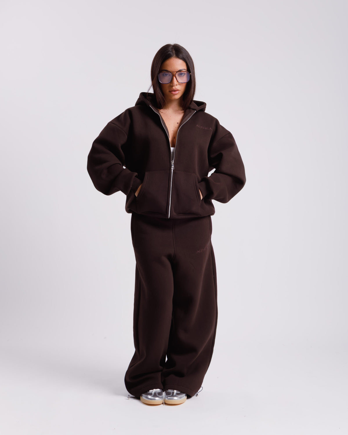 Felpa con zip ALTHÉA  - C179 SLC
