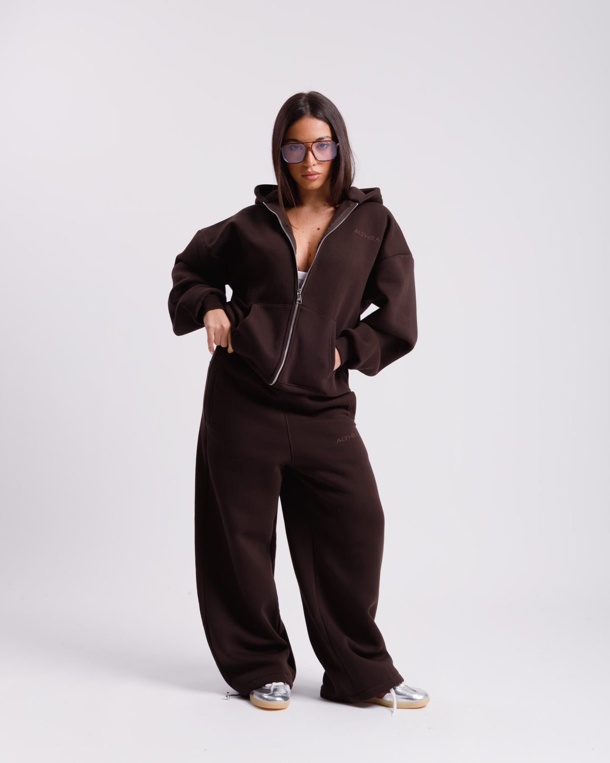 Felpa con zip ALTHÉA  - C179 SLC