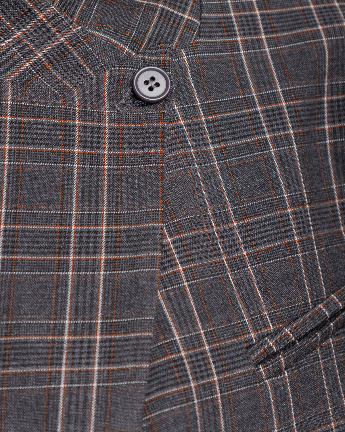 Blazer con collo alto TARTAN GRIGIA - MIRY