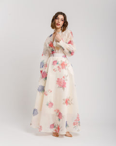 Coord-set stampato floreale  - EC13013