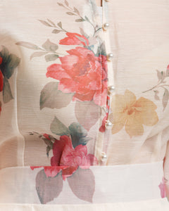 Coord-set stampato floreale  - EC13013