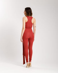 Top con incrocio in lycra ALTHÉA - C199 slcn