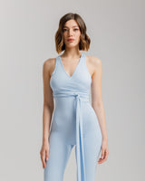 Top con incrocio in lycra ALTHÉA - C199 slcn