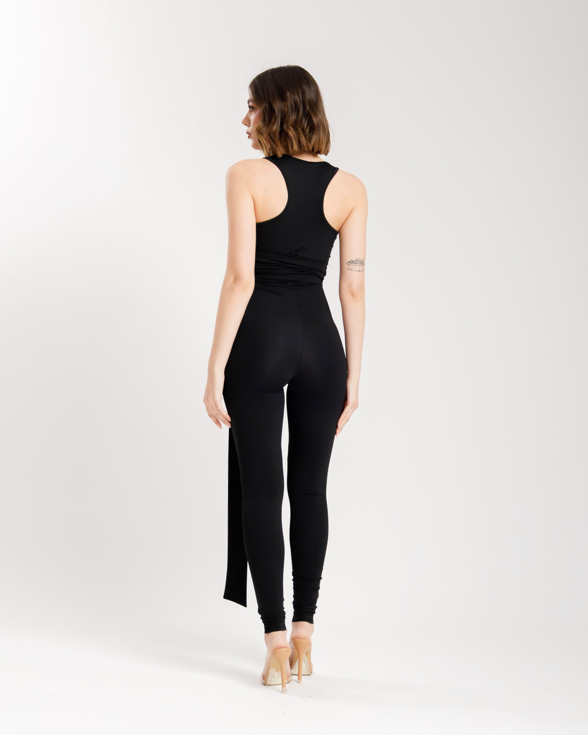 Top con incrocio in lycra ALTHÉA - C199 slcn