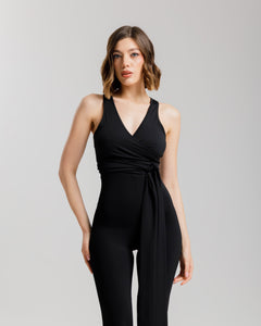 Top con incrocio in lycra ALTHÉA - C199 slcn