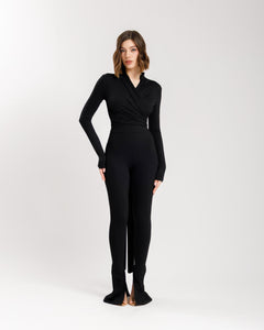 Leggings a zampa in lycra ALTHÉA - C195 SCLN