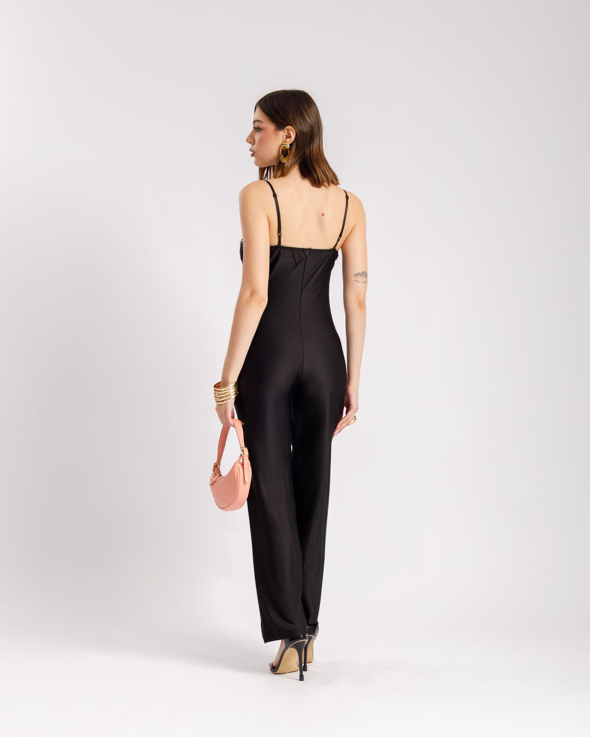 Jumspsuit  con corpetto in pizzo - 20203