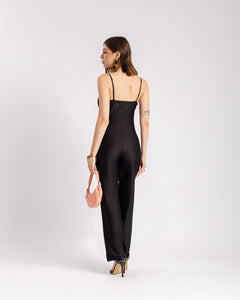 Jumspsuit  con corpetto in pizzo - 20203