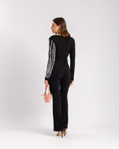 Jumpsuit con strass - 21698