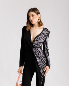 Jumpsuit con strass - 21698