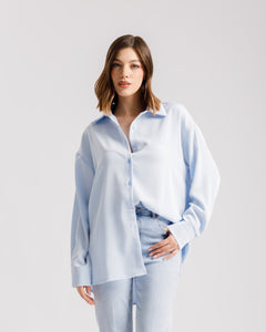 Camicia con inserti in pizzo - 60872
