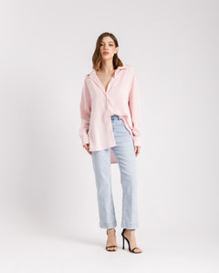 Camicia con inserti in pizzo - 60872