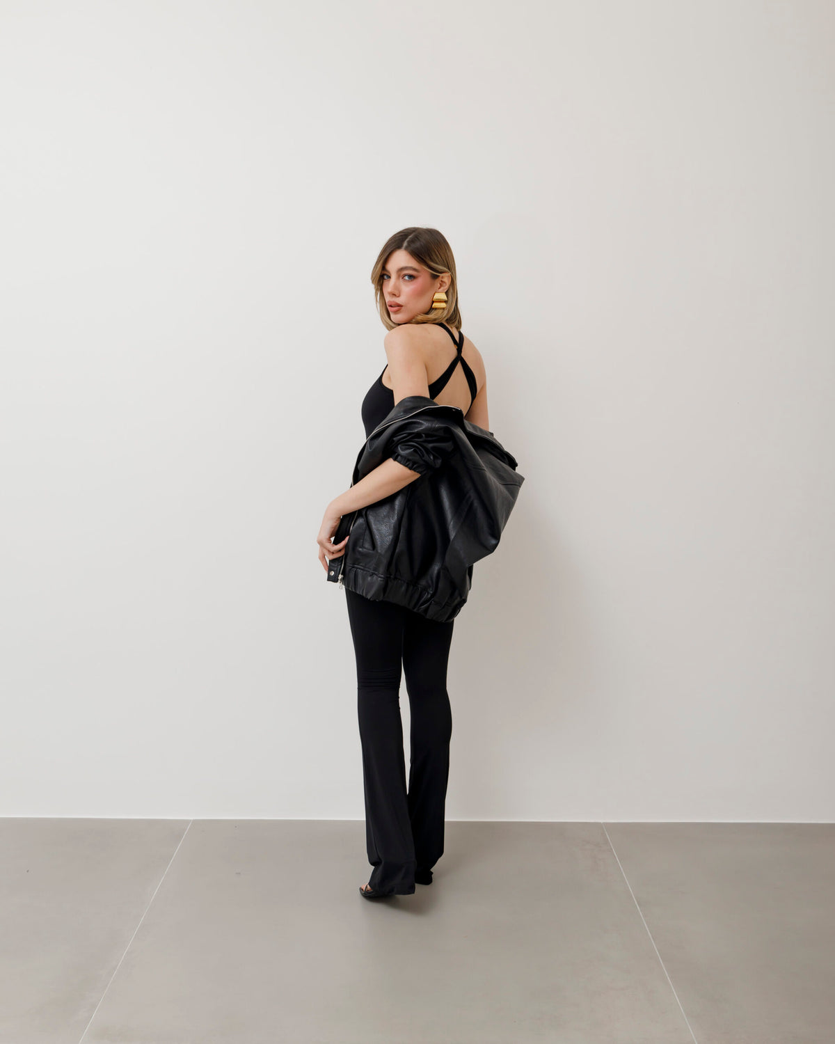 Jumpsuit in lycra a zampa - 6677 slcT