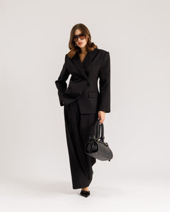 Blazer monopetto strutturato NERO - 3182